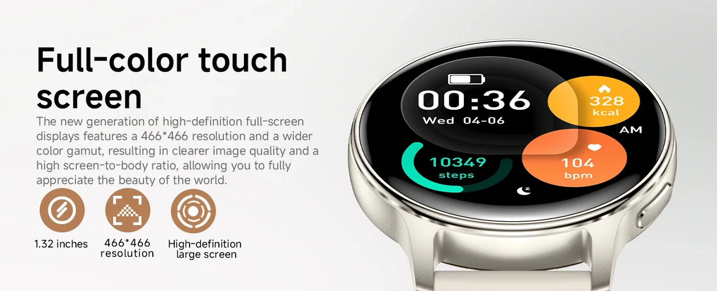 Smart Watch 100+ Sports Modes Health Monitoring Heart Rate Monitoring GPS Outdoor Compass Women’s Health Bluetooth Smart Watch