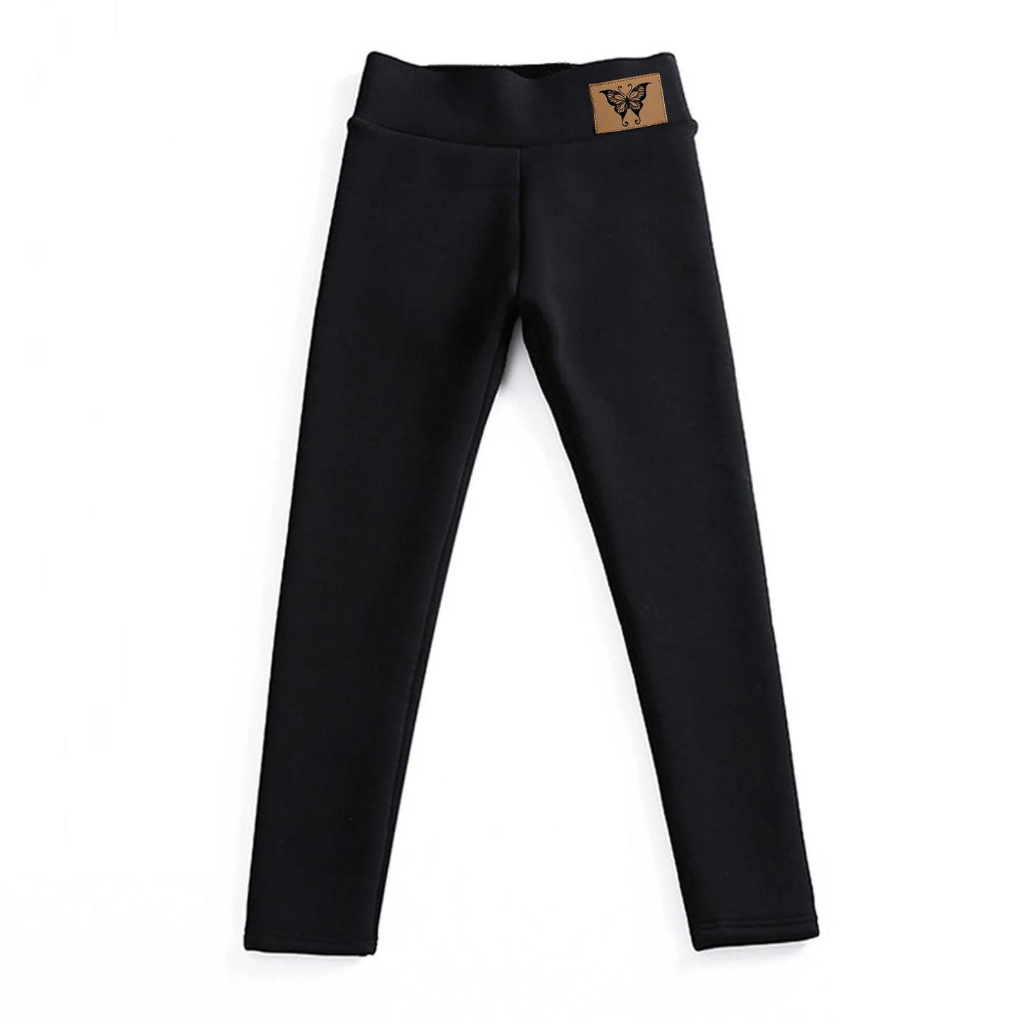 Winter Women Leggings Fleece Lined Velvet Keep Warm Pants High Waist Leggings Solid Color Comfortable Stretchy Thermal Trousers