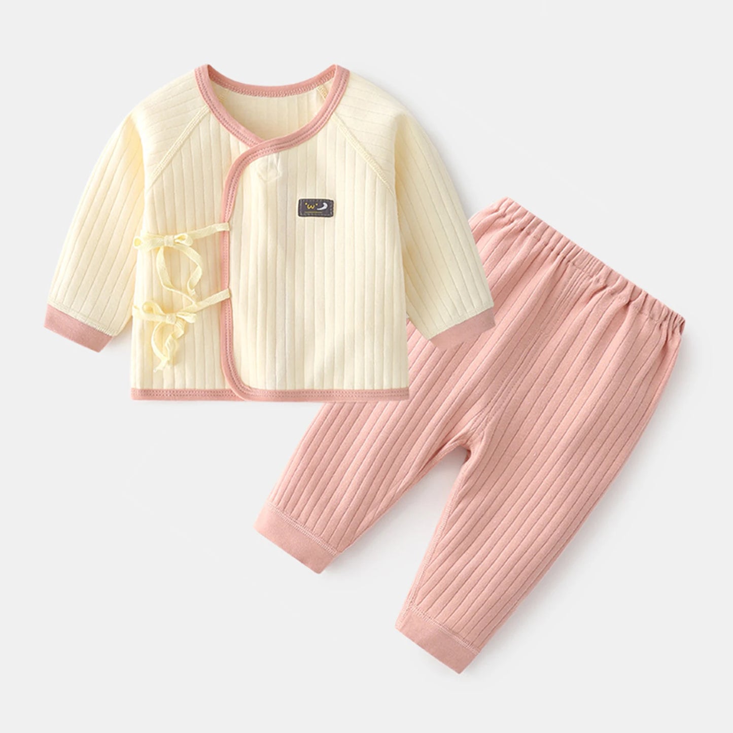 Ropa interior Infantil de algodón para bebés, trajes para recién nacidos, conjuntos para niños y niñas, ropa para bebés de primavera y otoño, Jersey pequeño + Pantalones, conjuntos para niños