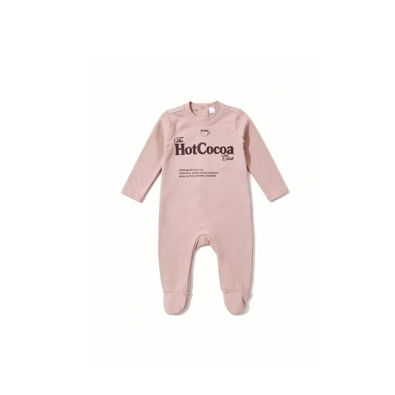 AP AW26 Cotton Cocoa Club Collction Children Girl Boy Fashion Letter Print Family Matching Clothing Kids Casual Clothes