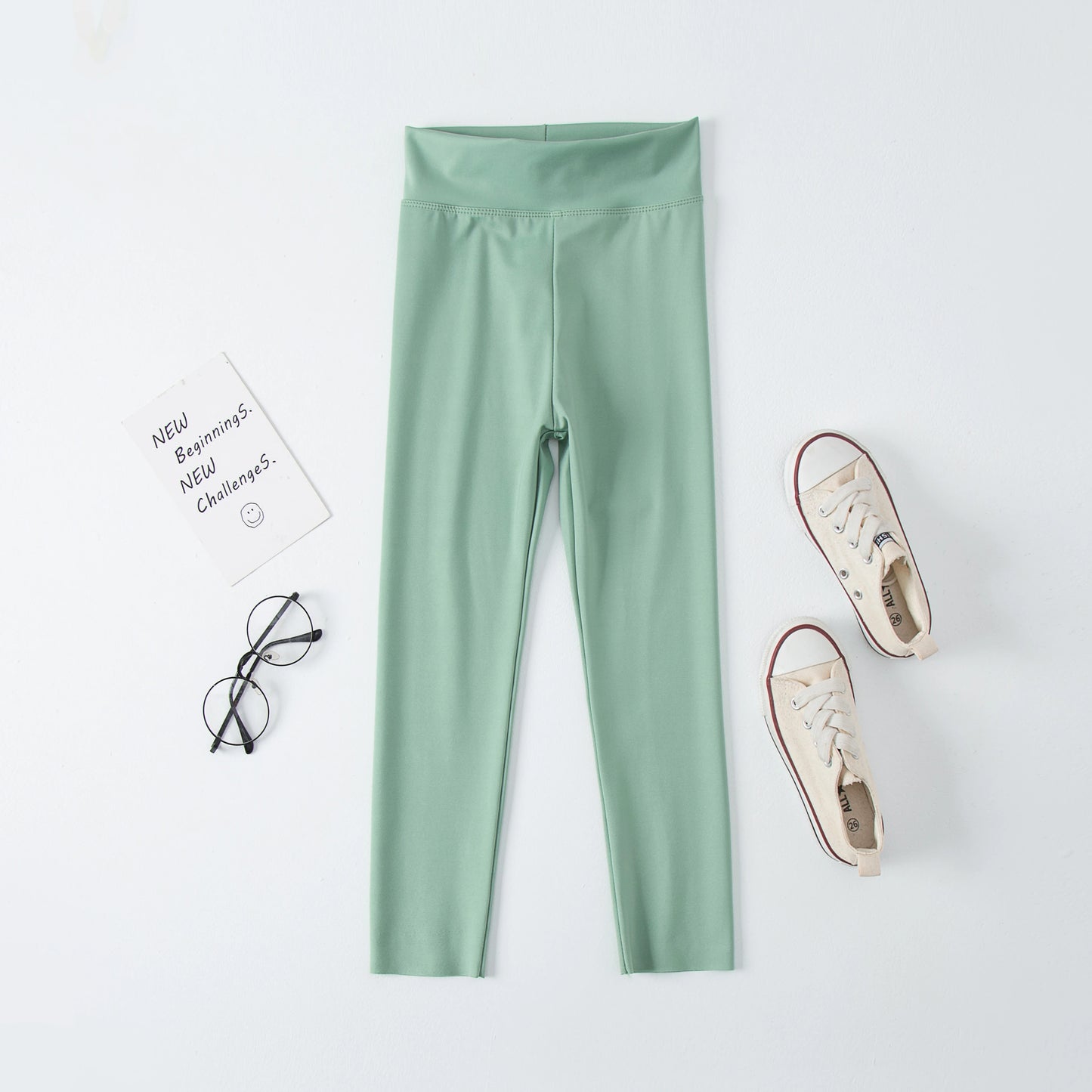 Girls Shark Pants Spring And Autumn Thin Section Baby Wear Casual Cut Sports Pants 4-12 Years Old Children's Elastic Dance Pants