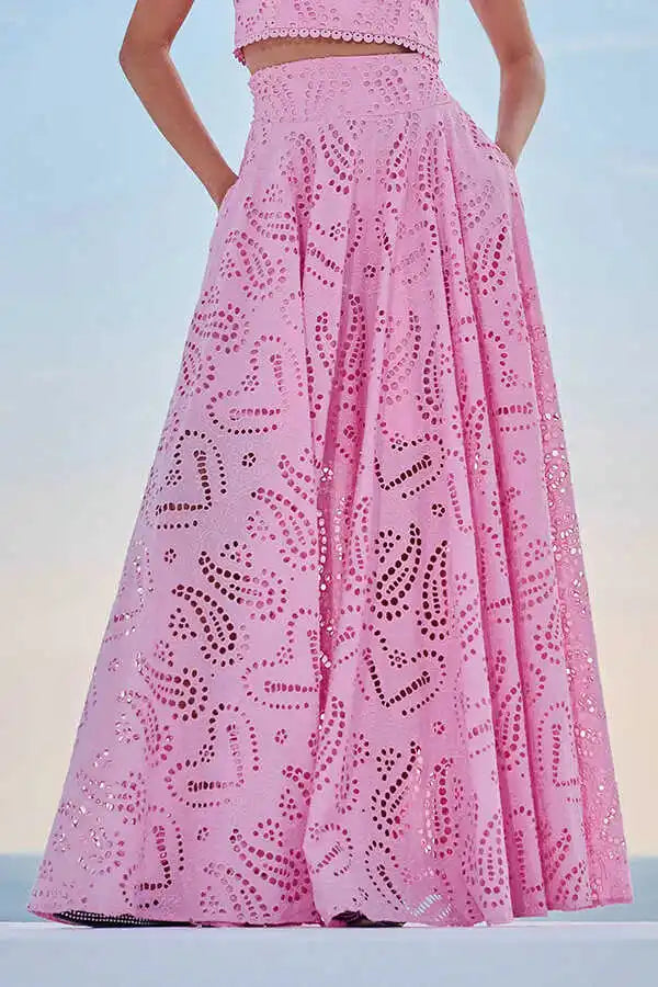 Casual Summer Spring Svel Long Dr Two Piece Set Women's Loose Holiday Sle Top And Skirt Ensemble Faionable Outfit