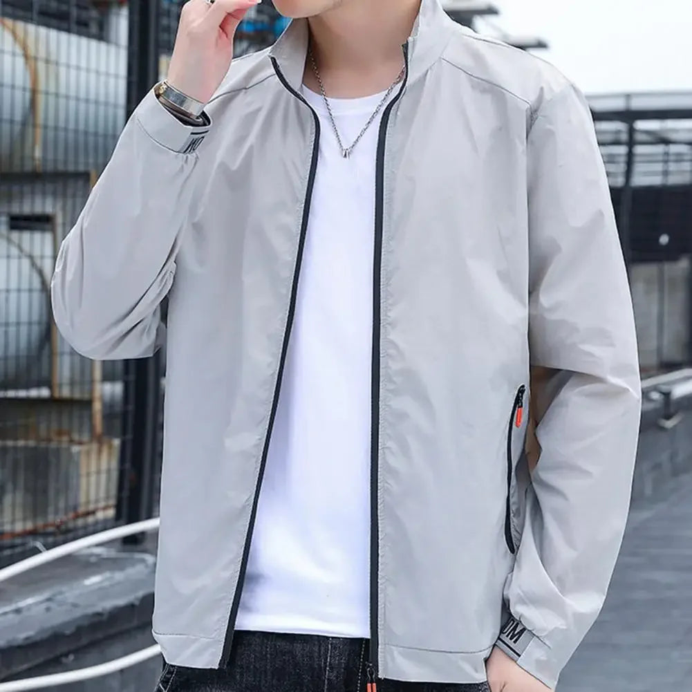 Jackets Men Windbreaker Coats Male Sunscreen Clothing Summer Camping Jacket Ultrathin Cycling Motorcycling Fishing Top