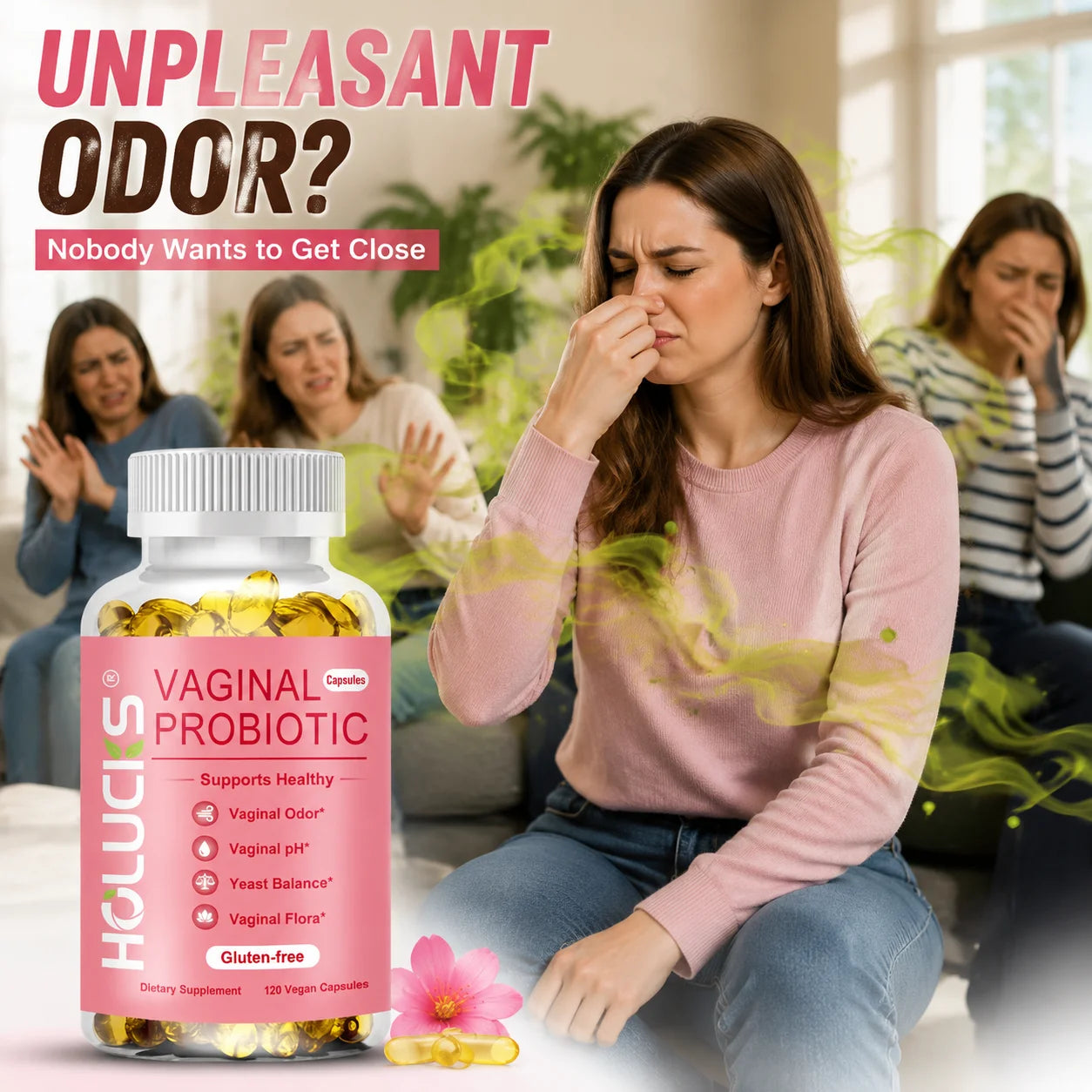 Probiotics for Women - Promotes Vaginal, Intestinal, Immune and Overall Women's Health, Aids The Digestive System