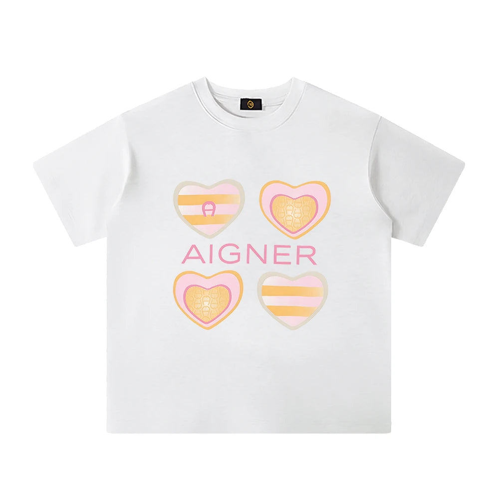 Girls' T-shirt, pure cotton summer new fashion short sleeved T-shirt, baby girl children's T-shirt, luxurious design sportswear