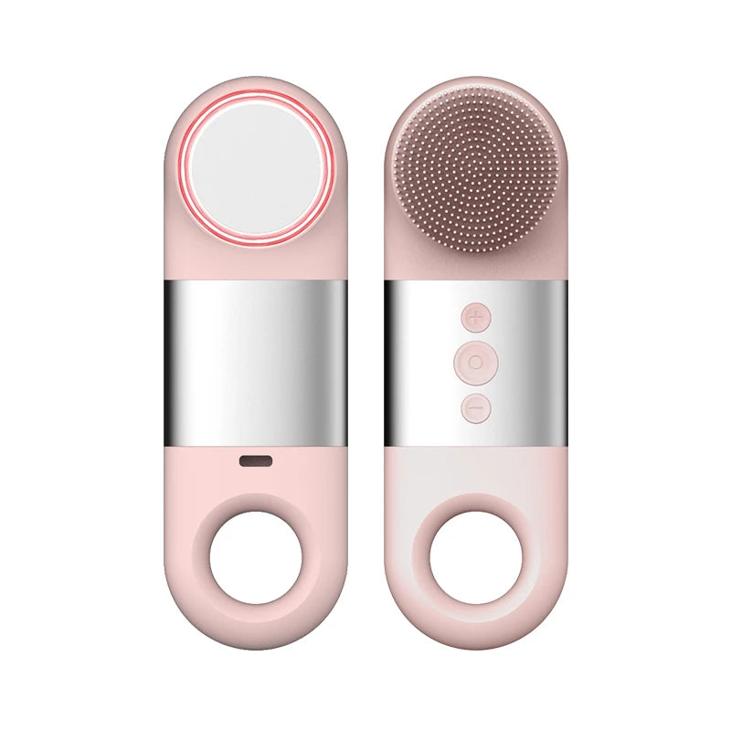 New Silicone Electric Massage Cleanser Face Washer Skin Face Makeup Remover Rechargeable Face Brush Face Exfoliating Tool