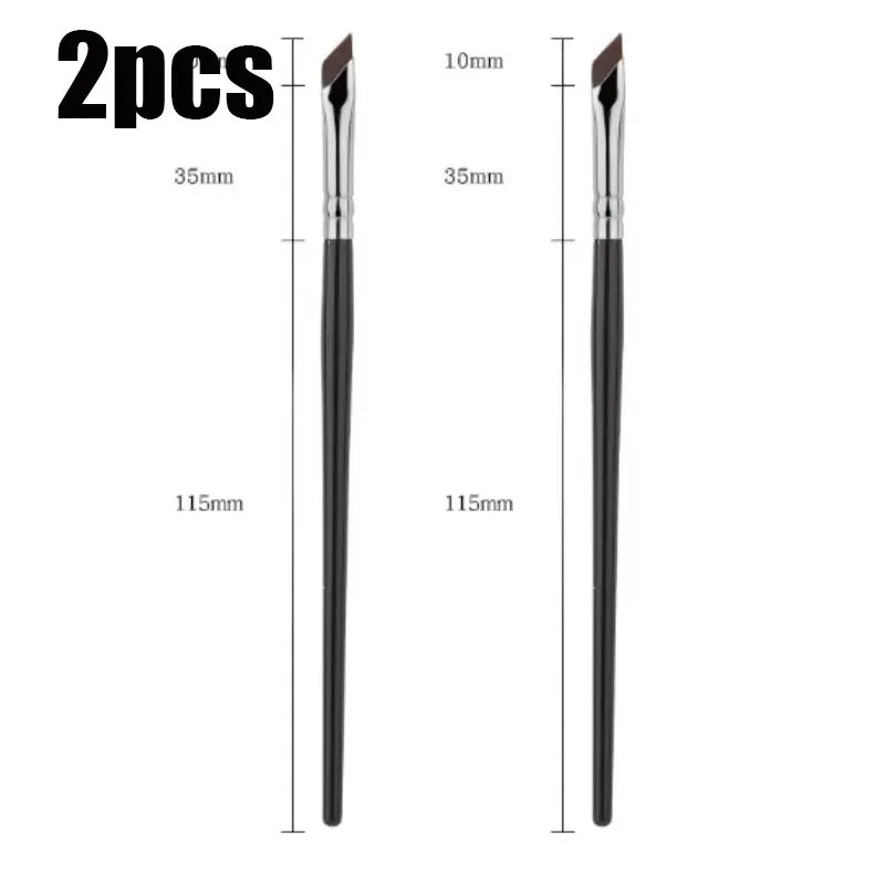 1/5pcs Eyeliner Brush Eyeshadow Blade Brush Detail Brush Diagonal Eyebrow Brushes Undereyelid To Sleeping Silkworm Makeup Tools