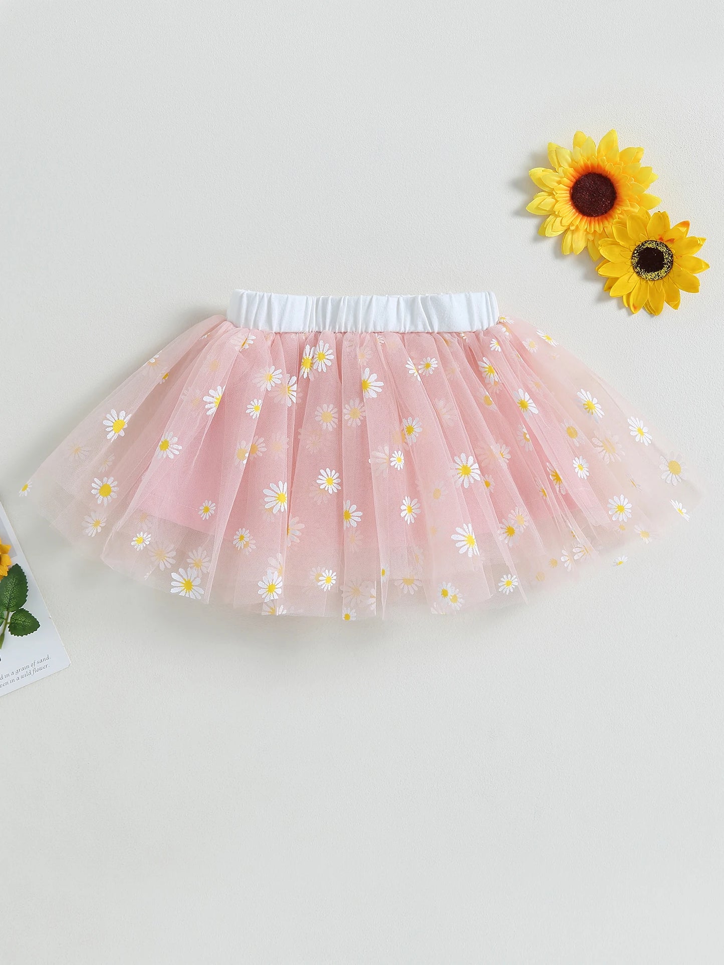 Baby Girl Birthday Rose Tulle Tutu Toddler Baby Girl Princess Layered Skirt