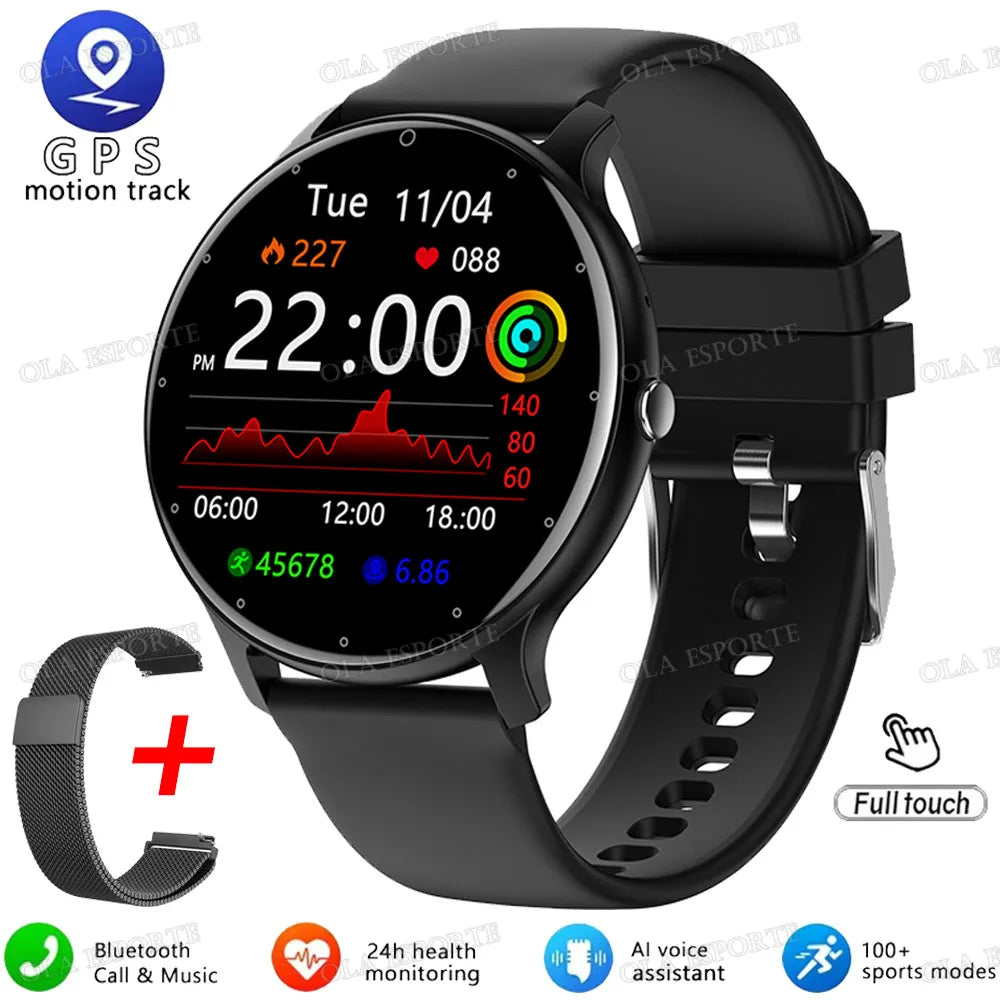 2026 smart watch HD  touch screen ，5ATM waterproof，remote control，GPS tracking，heart rate monitor smartwatch for ios Andriod