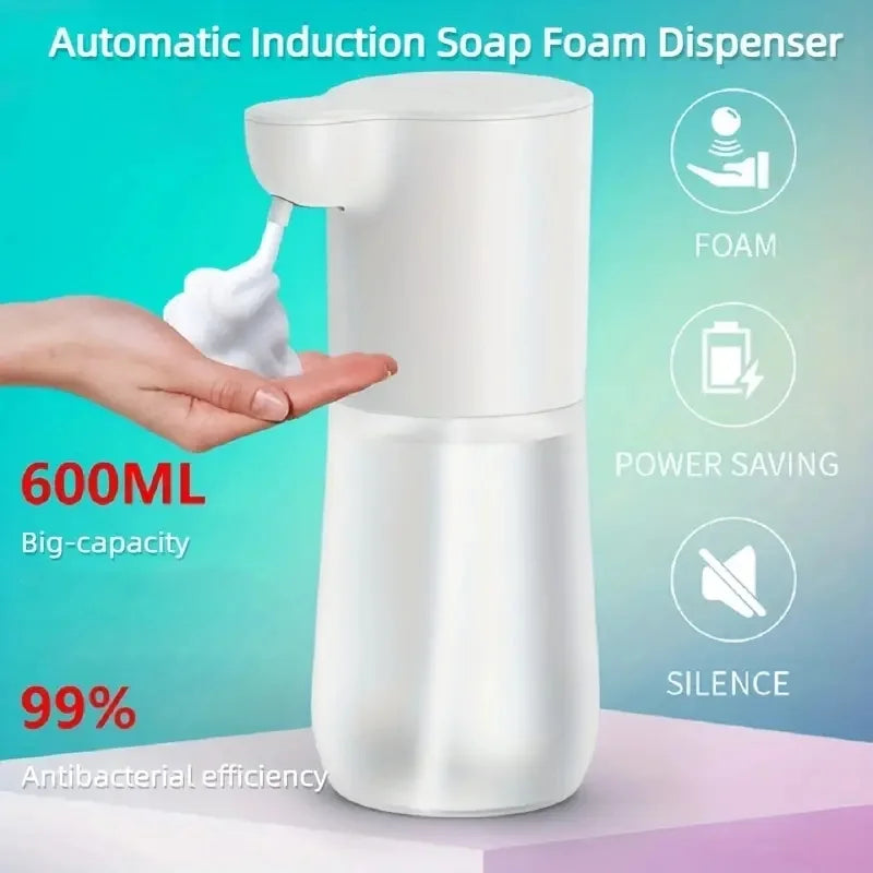 USB Charging Automatic Induction Foam Soap Dispenser Smart Liquid Soap Dispenser Auto Touchless Hand Washer For Kitchen Bathroom