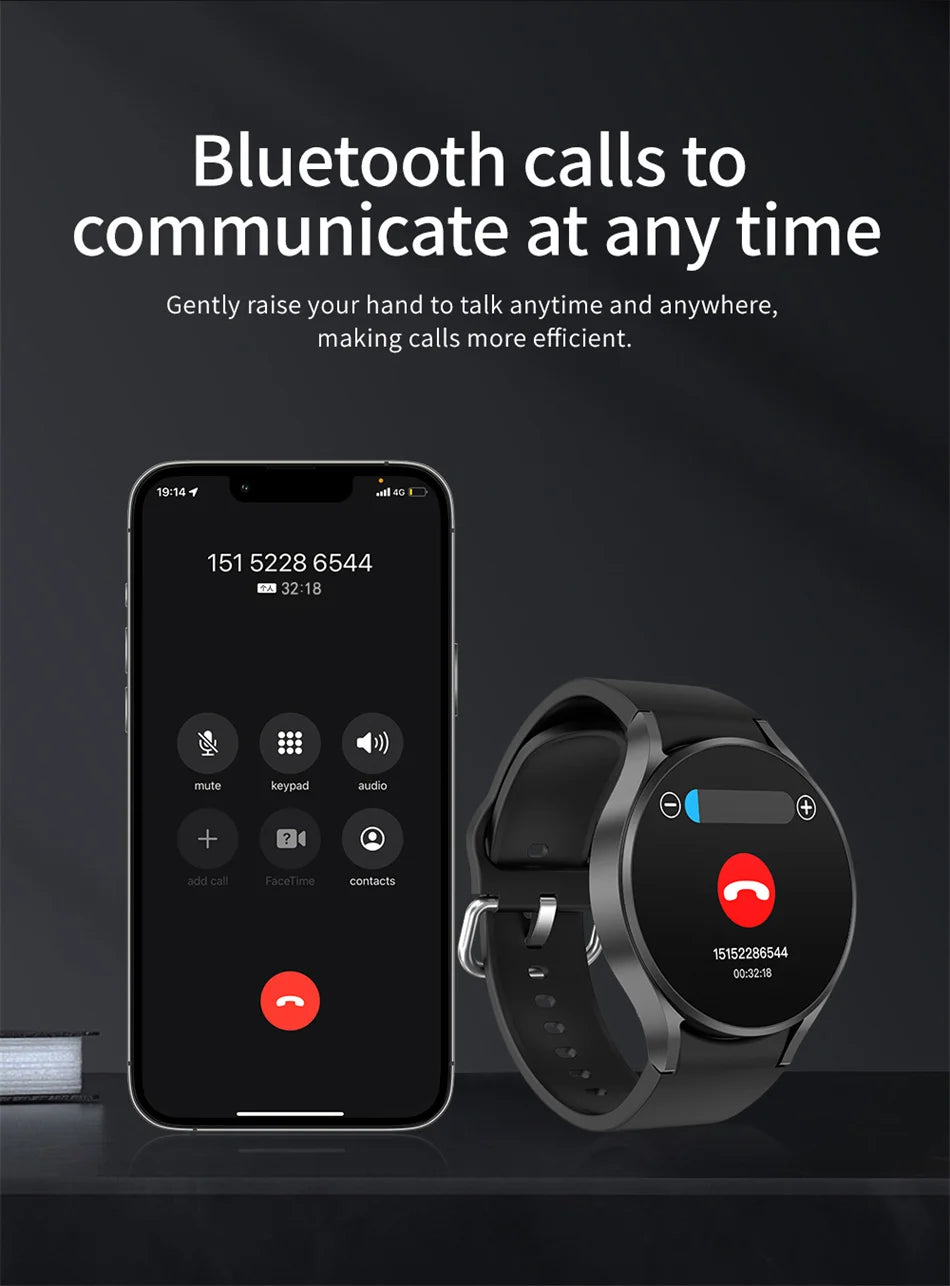 Smart Watch GPS Track Smart Watches For Men Women Sport Heart Rate Bluetooth Call NFC IP68 Waterproof Compass Smartwatch 7 Mini