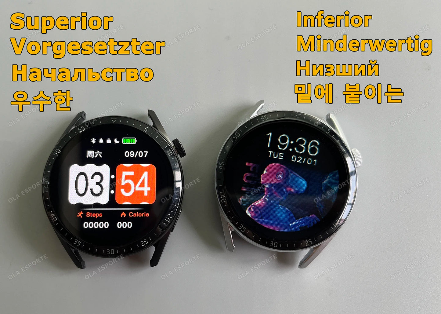 2024 New Smart Watch Men Women AMOLED 420*420 HD Screen Heart Rate Bluetooth Calls Waterproof SmartWatch Android IOS For Huawei