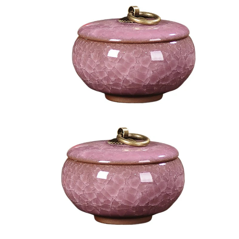 Portable Tea Coffee Sugar Jar Mini Airtight Kitchen Jar Storage Container with Lid China Storage Bottles & Jars Home Decor Gifts