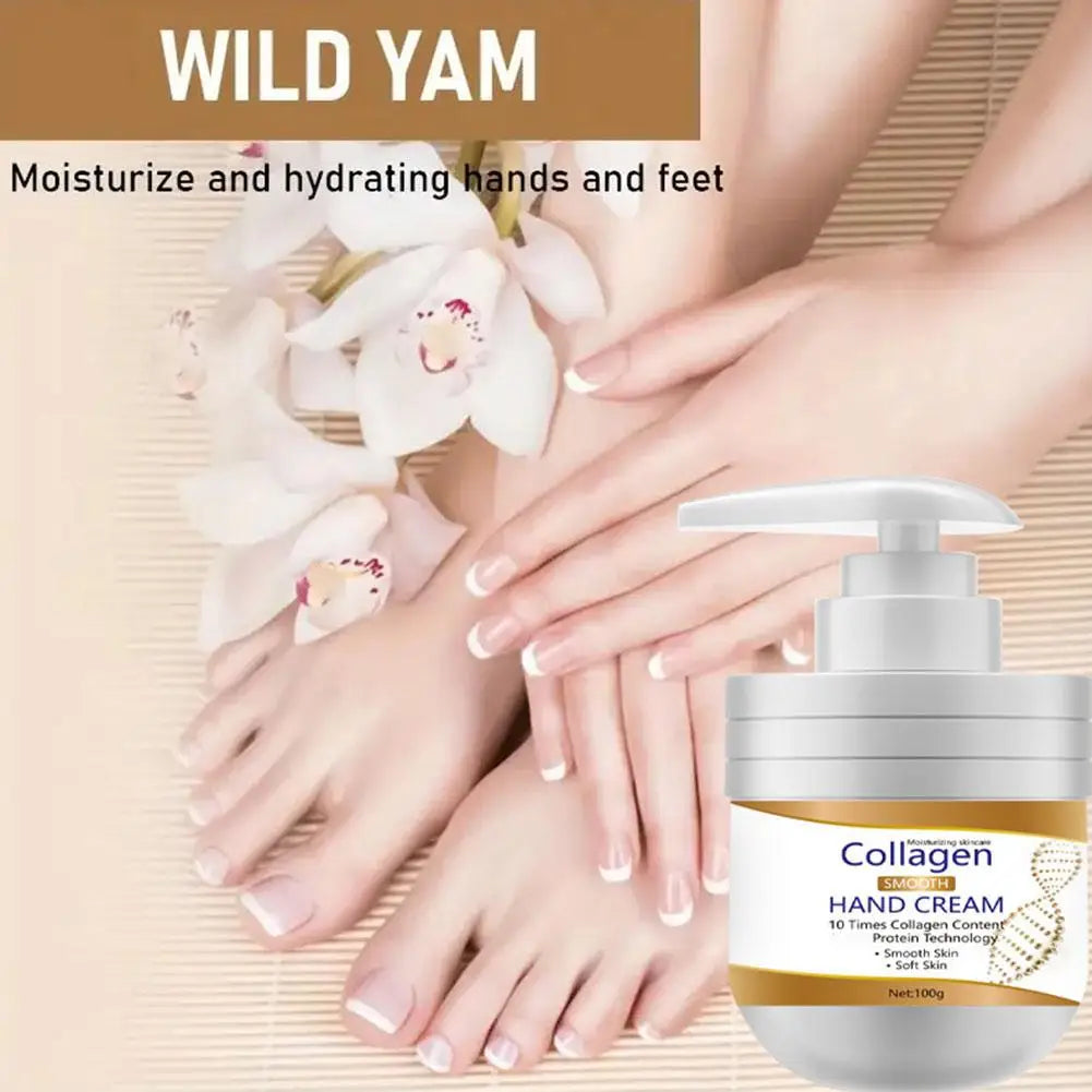 Collagen Hand And Foot Cream,Replenishes Skin Collagen Moisturizes Hands,Collagen Hand Cream Hydrating Hands Cream Skin Care