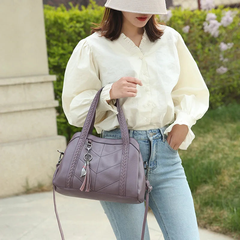 Women Luxury Handbags For Women PU Leather Bag High Quality Female Shoulder Bags Famous Designer Crossbody Bag Sac A Main