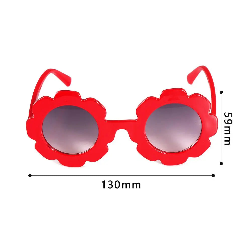 2024 New Sun Flower Round Cute kids sunglasses UV400 for Boy girls toddler Lovely baby sun glasses Children Oculos de sol