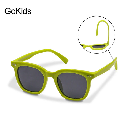 Kids Round Polarized Sunglasses Flexible Silicone Frame Cute Girls Sun Glasses  Boys Toddler Beach Eyewear UV Protection