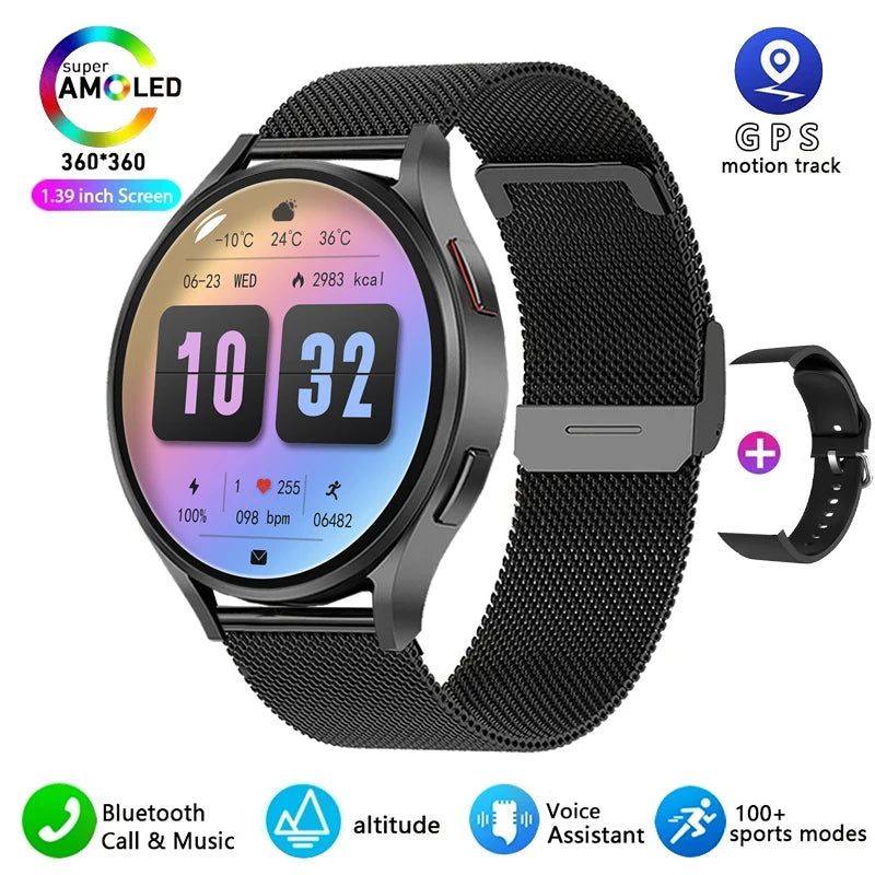 Smart Watch GPS Track Smart Watches For Men Women Sport Heart Rate Bluetooth Call NFC IP68 Waterproof Compass Smartwatch 7 Mini