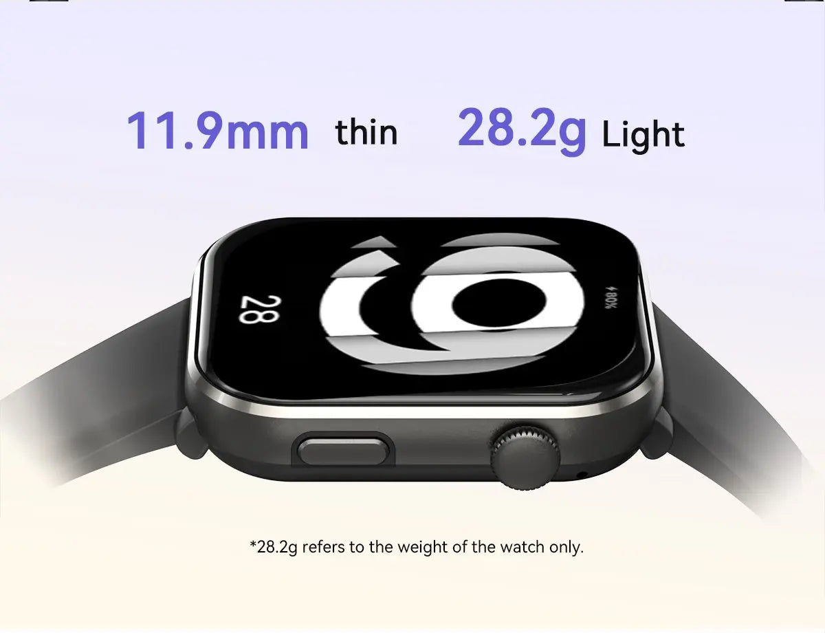 [World Premiere] Blackview Smartwatch R60 Watch 1.96'' AMOLED Display 800mAh Bluetooth Phone Calls Health and Fitness Tracking