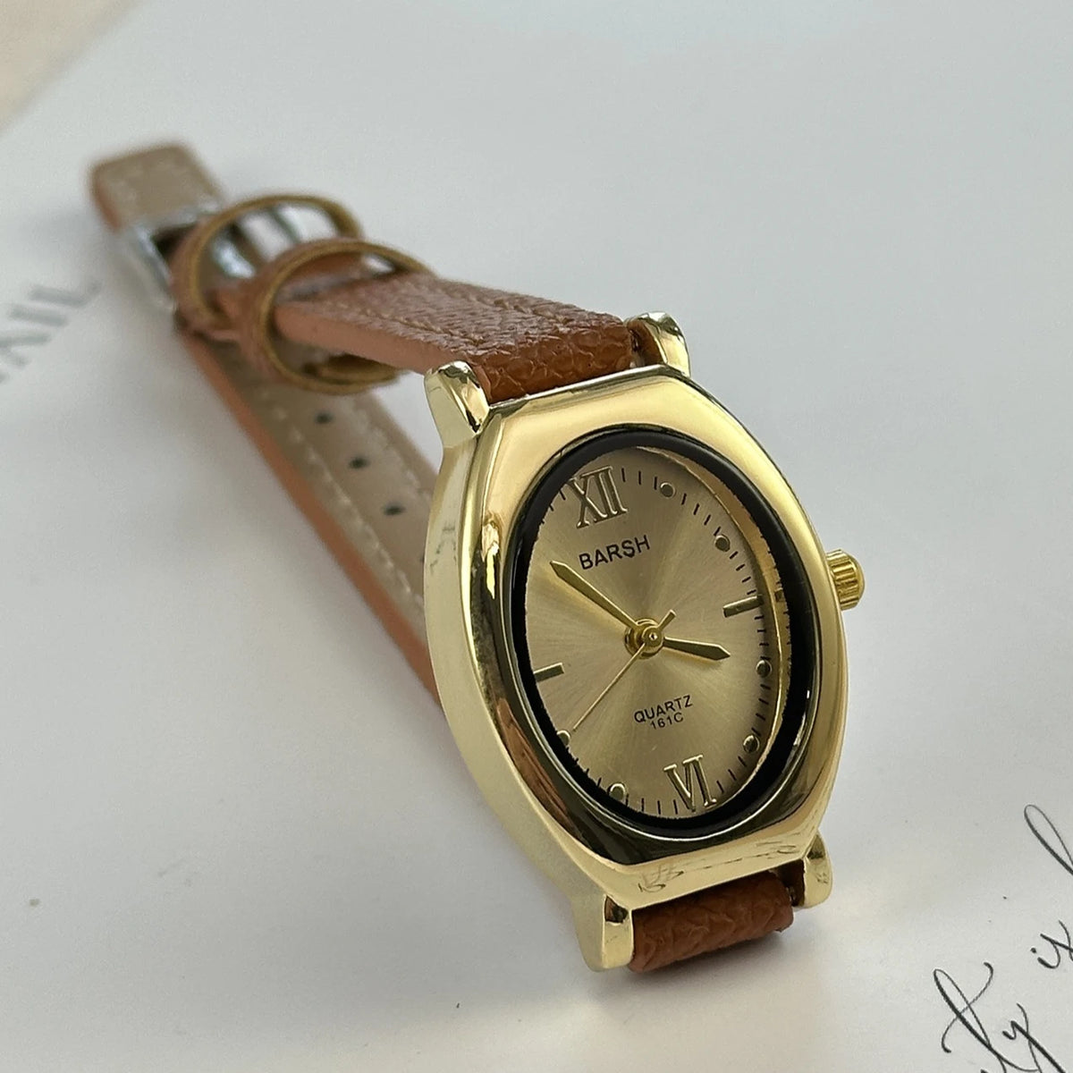 Brand Watches for Women Fashion Leather Strap Quartz Wristwatches High End Retro Ladies Gift Watch Luxury Clock Dropshipping