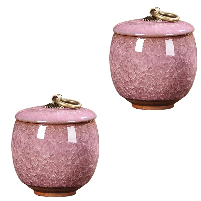 Portable Tea Coffee Sugar Jar Mini Airtight Kitchen Jar Storage Container with Lid China Storage Bottles & Jars Home Decor Gifts