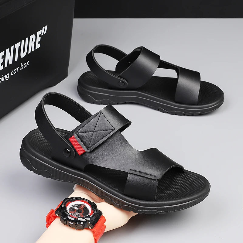 Sandals Men's Summer 2025 Casual Dual-Purpose Large Size Beach Shoes Outdoor Non-Slip Slippers Wading and River Tracing Shoes