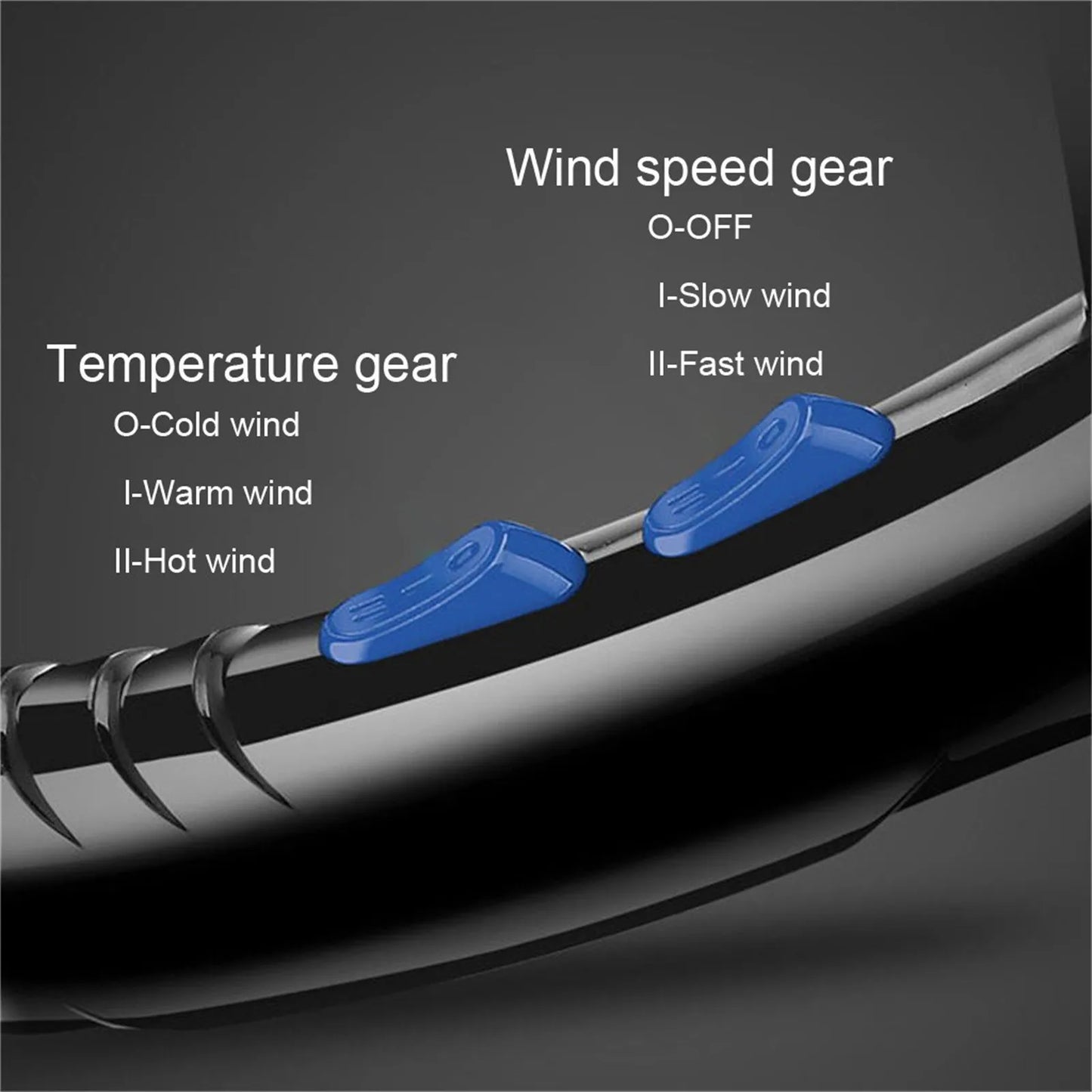 Hair Dryer 2200W Professional Powerful Hair Dryer Fast Heating Hot And Cold Adjustment Ionic Air Blow Dryer with Air Collecting