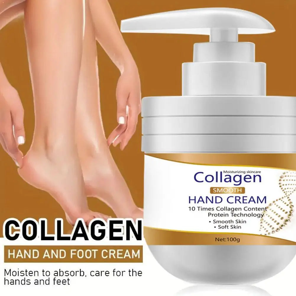 Collagen Hand And Foot Cream,Replenishes Skin Collagen Moisturizes Hands,Collagen Hand Cream Hydrating Hands Cream Skin Care