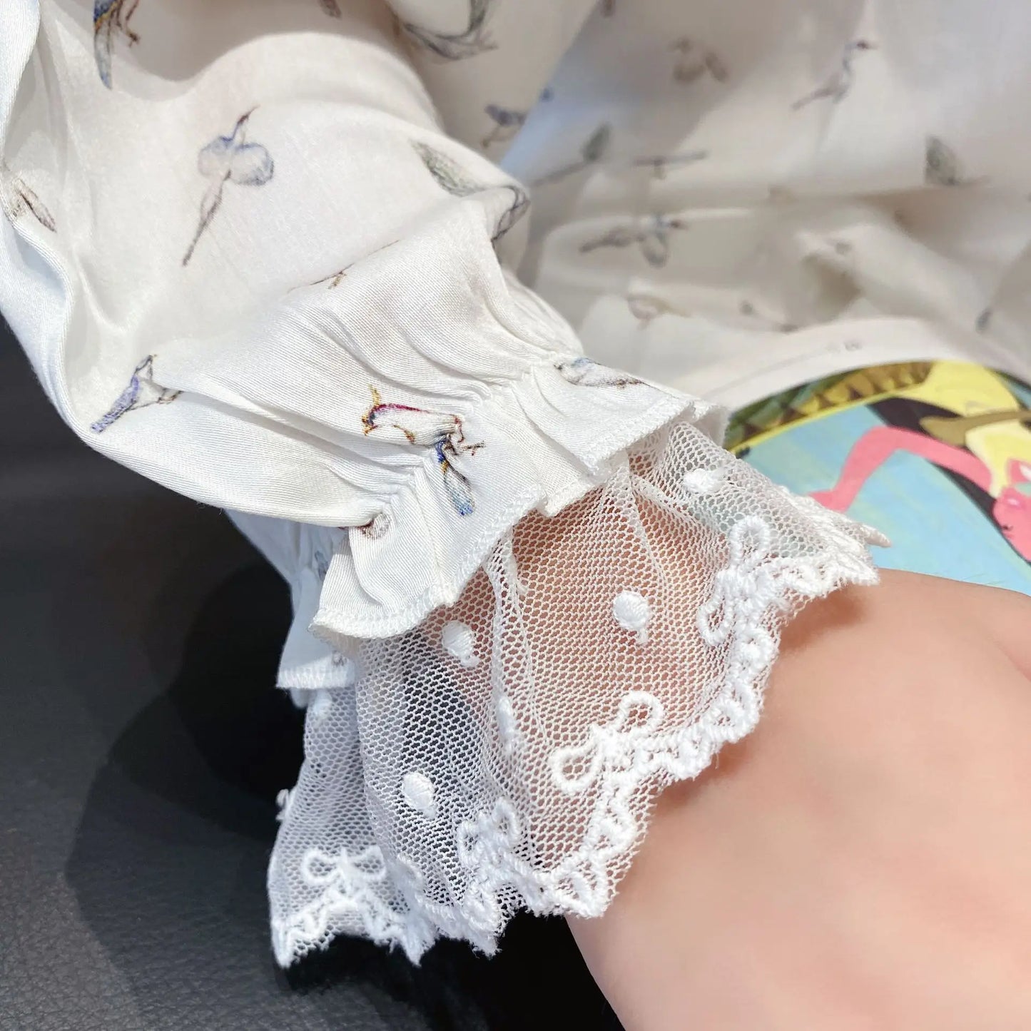 Pajamas Dress for Baby Girls Summer Children Floral Printed Soft Loose Night Dresses Princess Girl Nightgown Lady Sleepwear