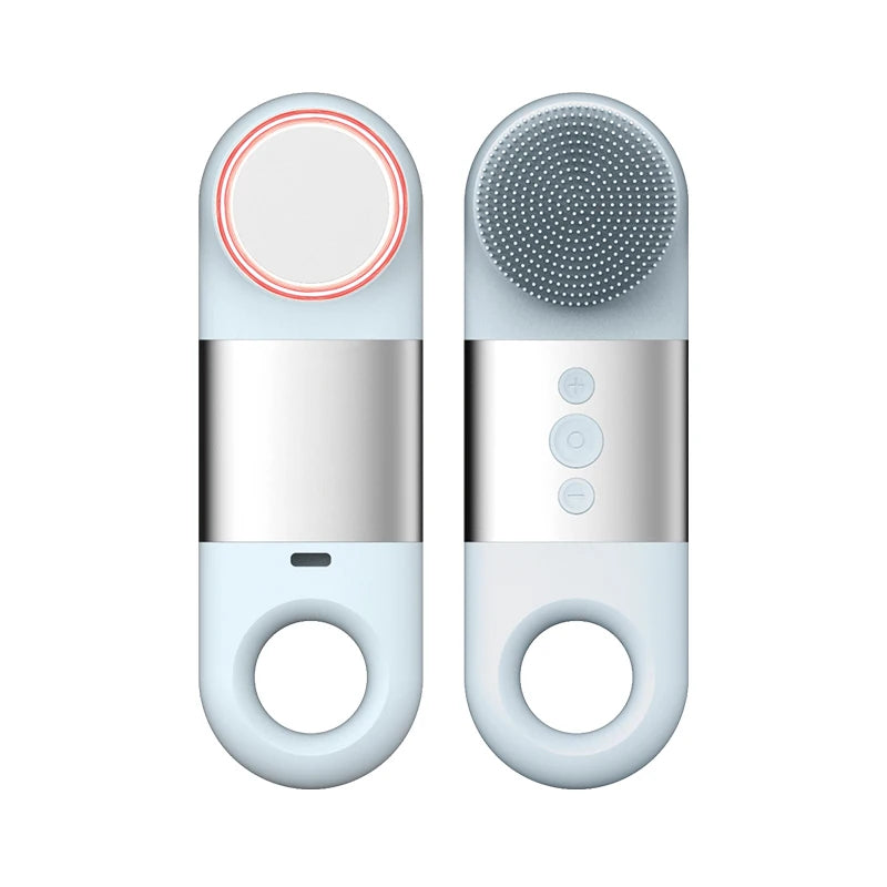 New Silicone Electric Massage Cleanser Face Washer Skin Face Makeup Remover Rechargeable Face Brush Face Exfoliating Tool
