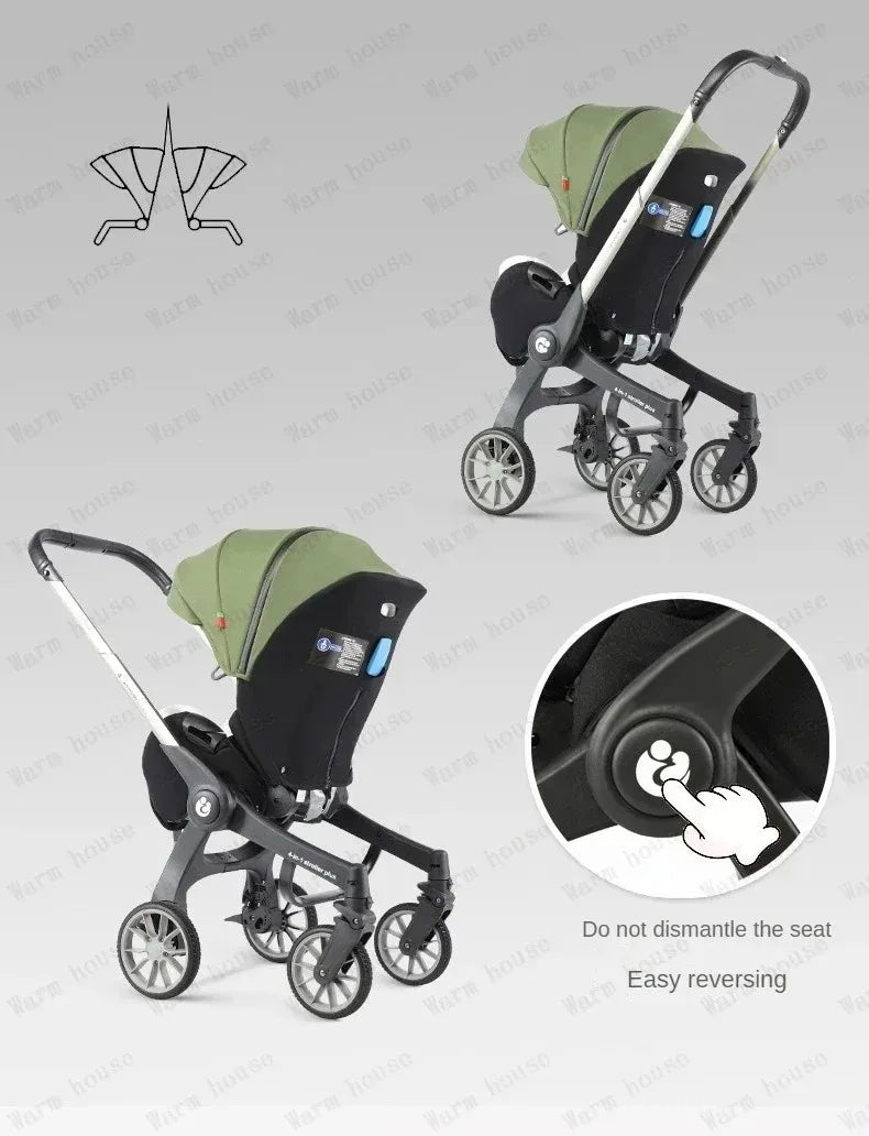 2025 NEW baby stroller 4in1 trolley car seat Multifunctional baby carriage luxury Foldable and portable strollers