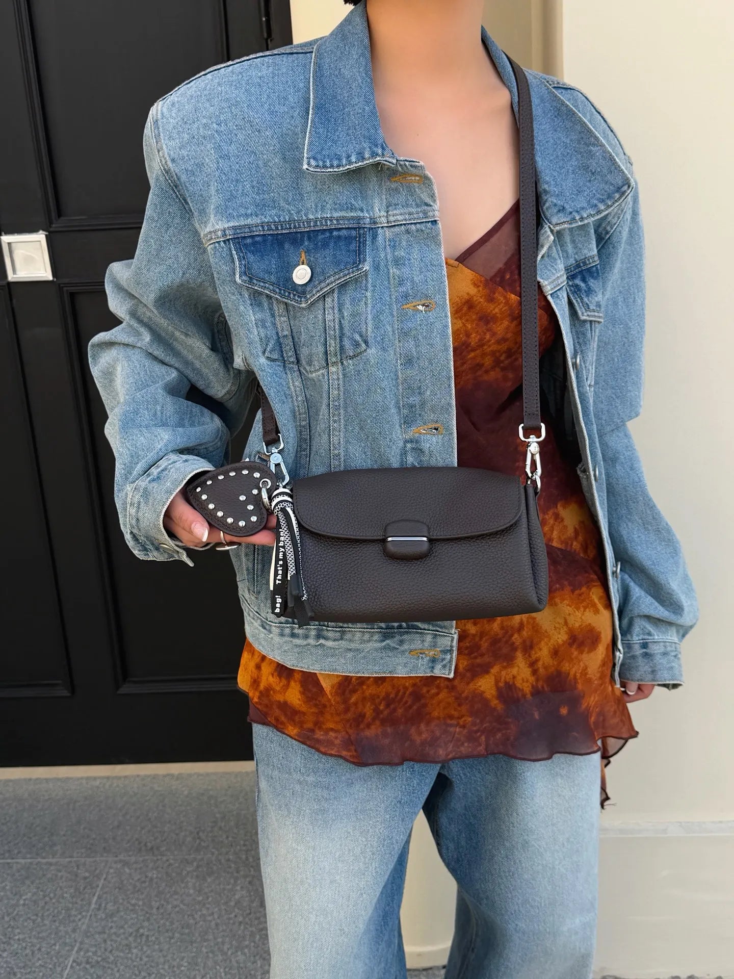 Genuine Grade Luxury Designer Women's Small Shoulder Crossbody Small Square Bags Suede Leather Female Daily Purse Underarm Bag