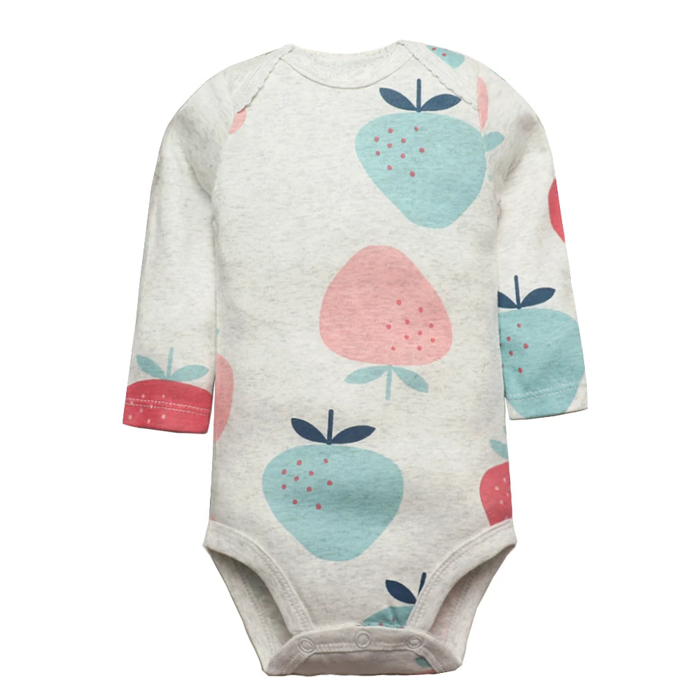 Mono Unisex para bebé niña, paquete de 5 monos de algodón para bebé recién nacido, Ropa para bebé, Ropa Infantil de dibujos animados, Ropa para bebé 2022