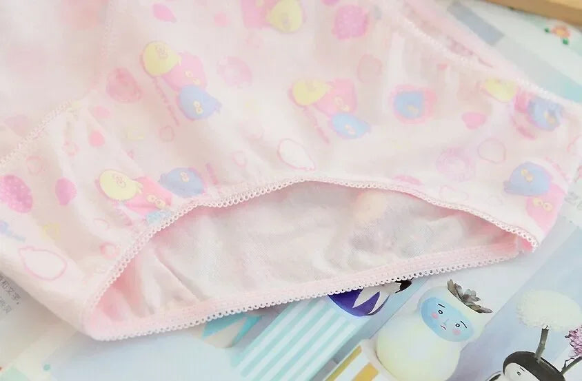 24pieces/Lot 100% Cotton Girls Underwear Chirdren Briefs Girls Panties  Kids Underwear2-12Years