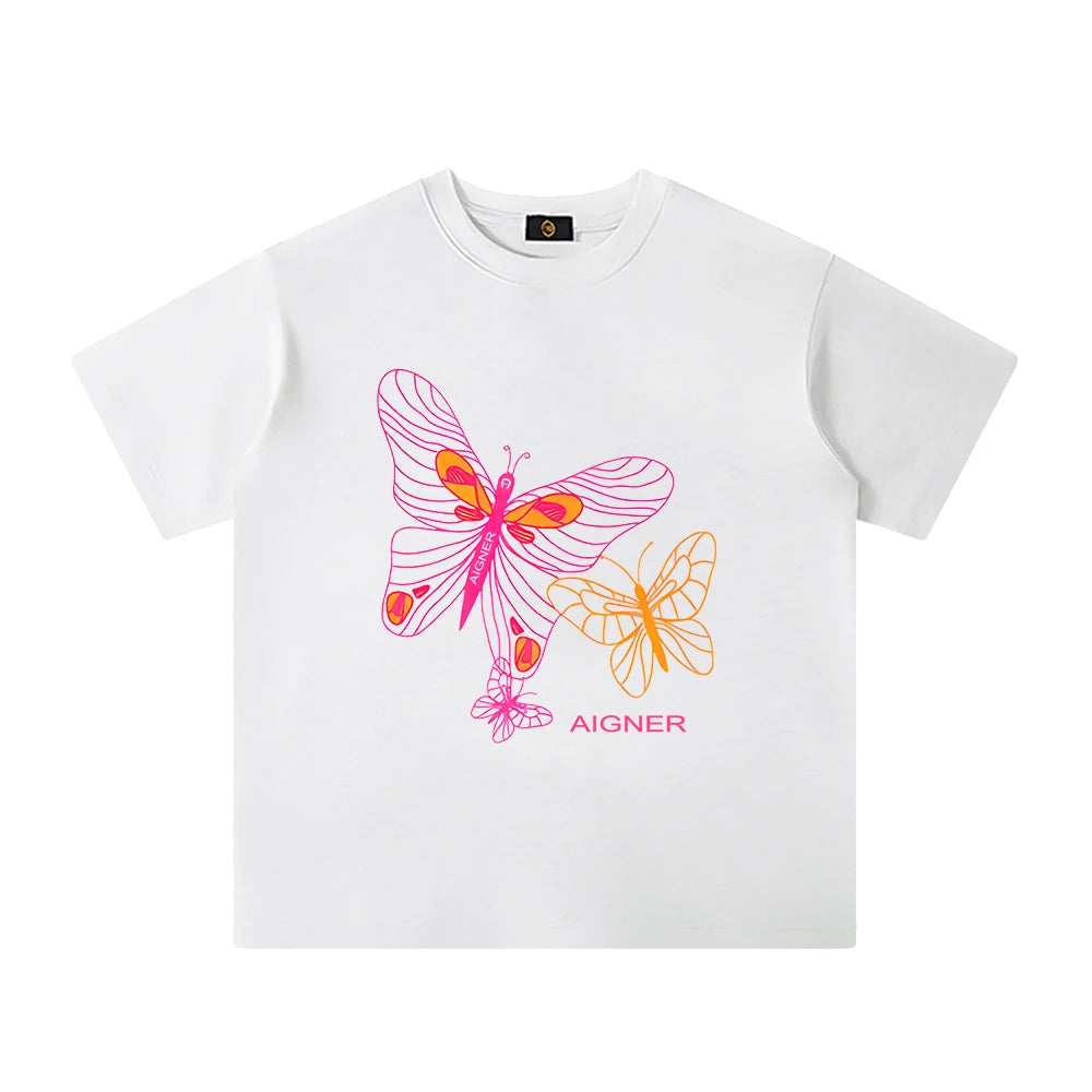 Girls' T-shirt, pure cotton summer new fashion short sleeved T-shirt, baby girl children's T-shirt, luxurious design sportswear