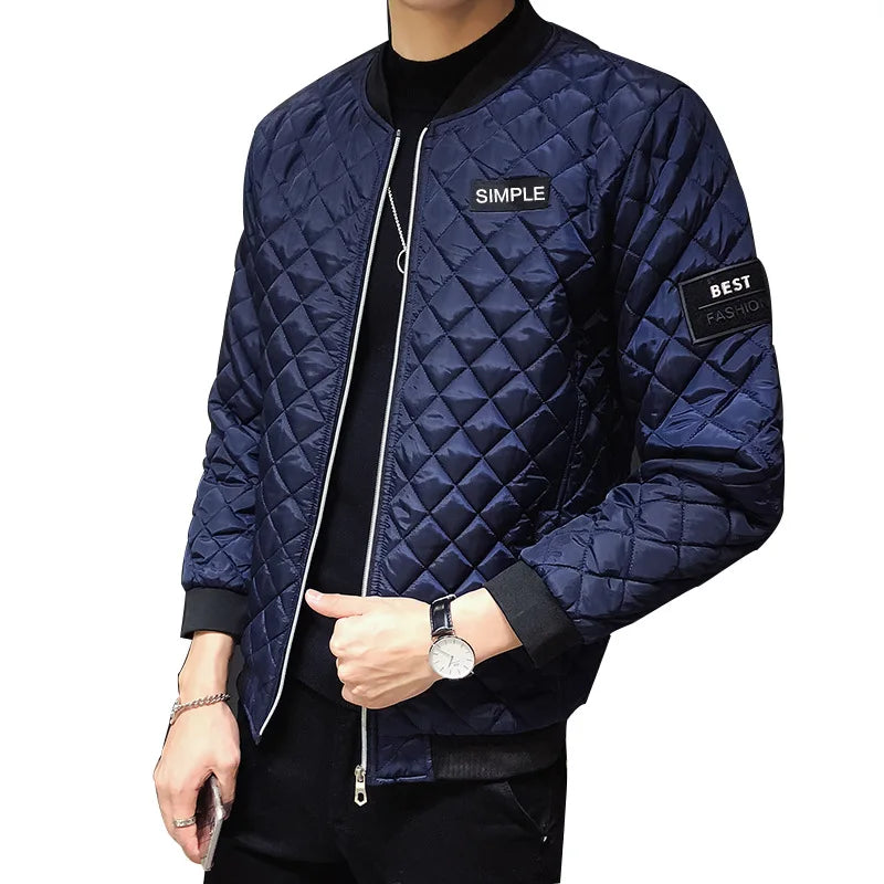 Zipper Men Jackets Autumn Winter Casual Fleece Coats Fashion Male Outwear Slim Fit Parka Plus size 6XL men Bomber Jacket New
