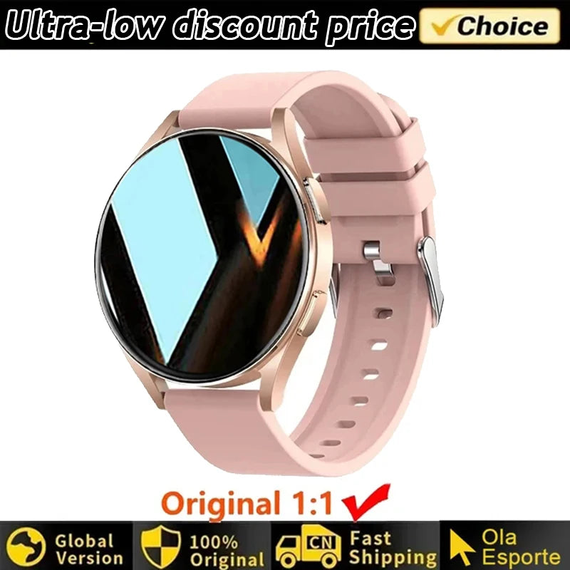 Smartwatch Women Watch 6 Health Monitoring Watch Waterproof Voice Assistant Bluetooth Call Smart Watch 2026 New Sports Watch