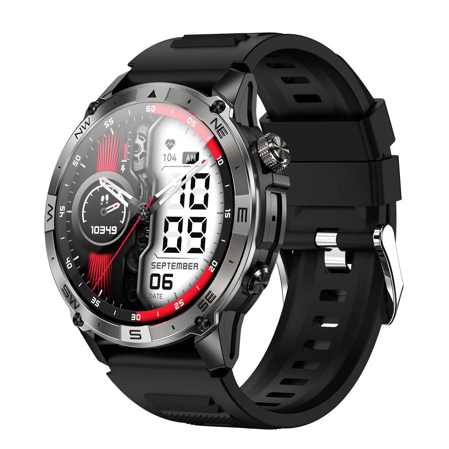 Smart Watch 2026 For Android IOS GPS Compass Sports Smart Watches For Man Women HD AMOLED Bluetooth Call Waterproof Smartwatch
