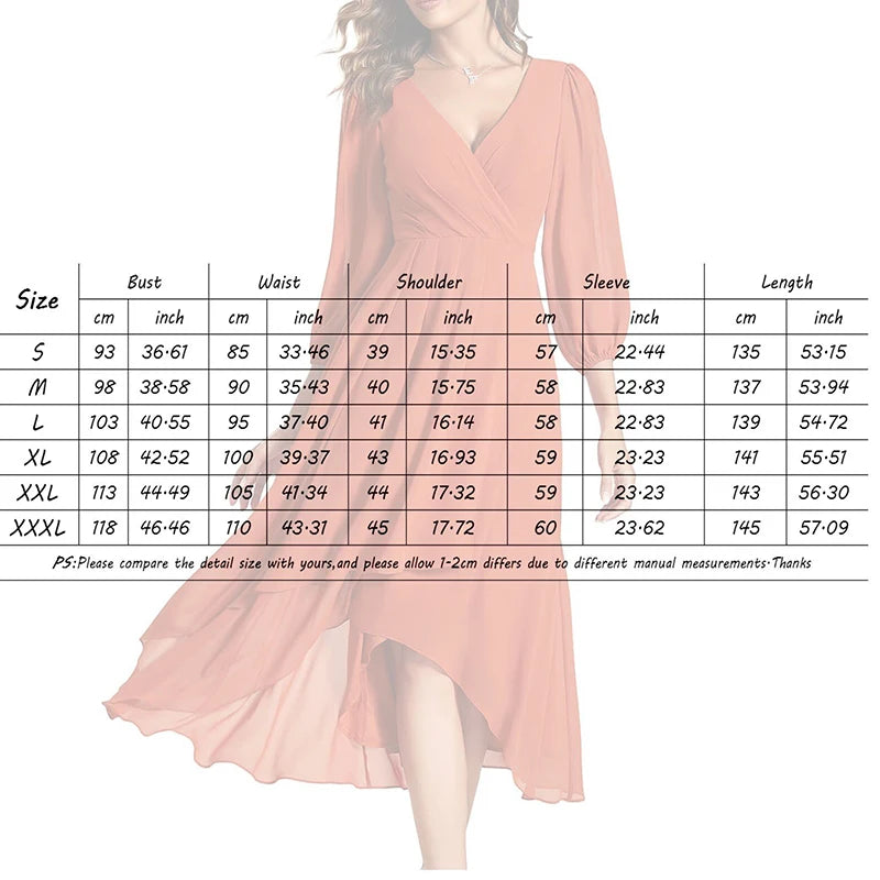 Spring Summer Elegant V Neck A-Line Long Dress Women Fashion Mesh Sleeve Loose Party Dress Women Beach Holiday Evening Dresses