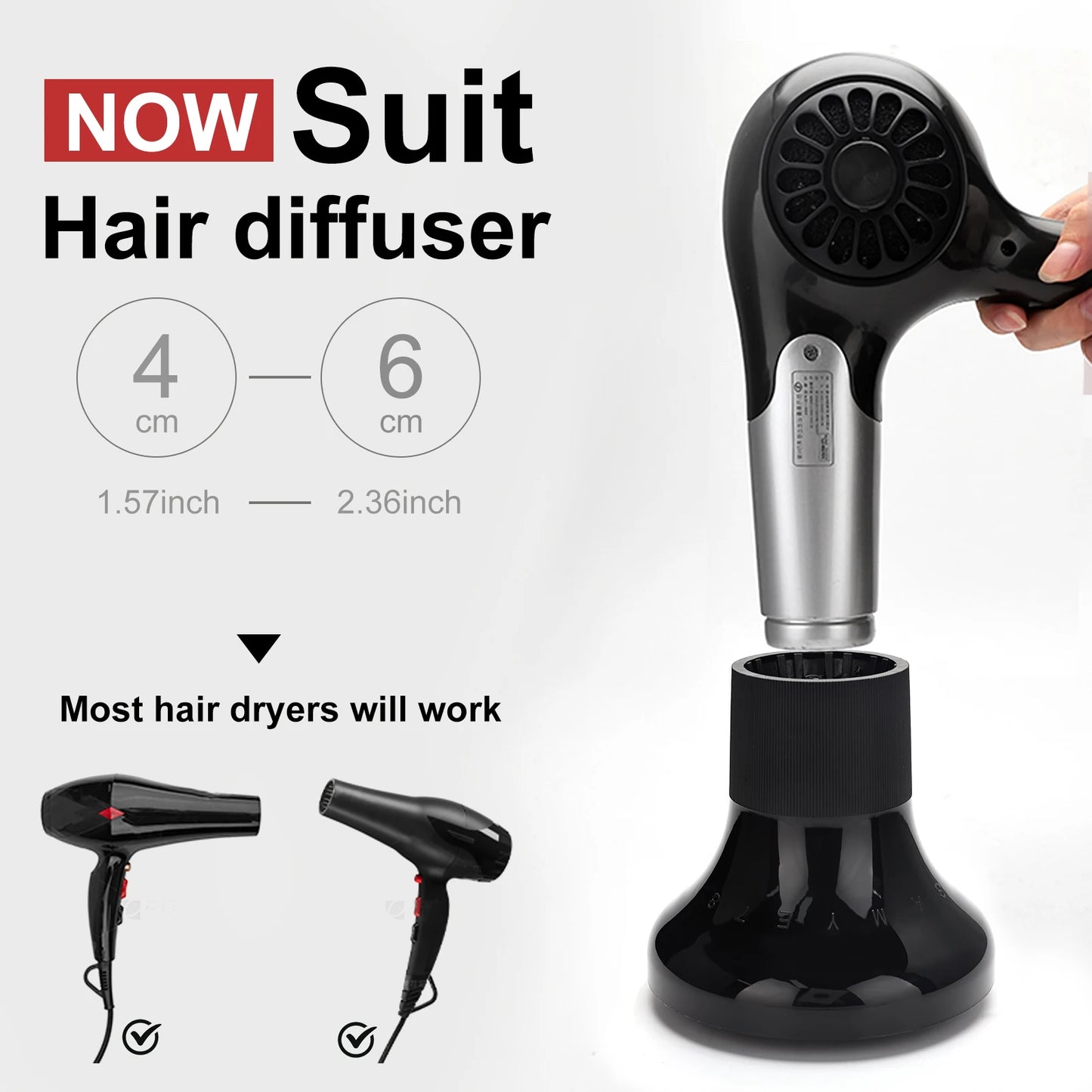 Salon Universal Hair Dryer Diffuser for Curls Temperature Resistant Hair Barbershop Home Drying Blower Hair Styling  Accessories