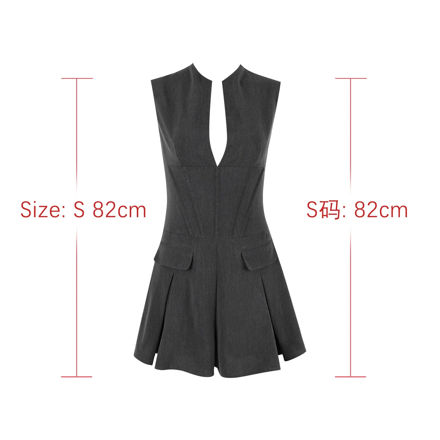 Mingmingxi Autumn Women Sleeveless Dress 2023 Casual A Line corset dress Office Lady sexy Blazer Dress Fashion Women's Clothing