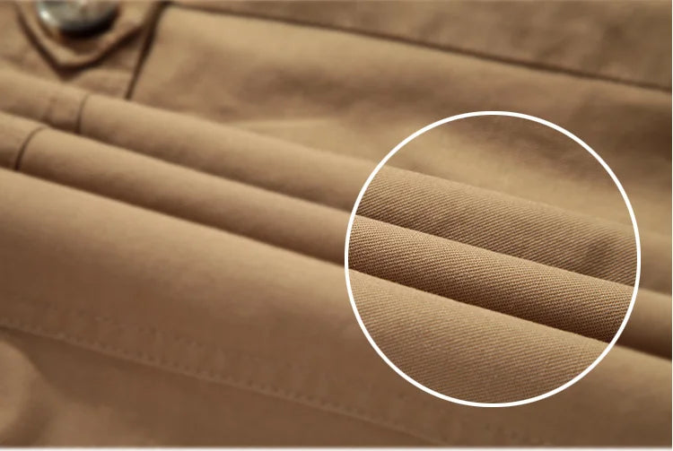 Men's Long-Sleeve Fleece-Lined Jacket, New Winter Style Collared Warm Coat, Available in Black, Blue, Khaki, and Army Green.