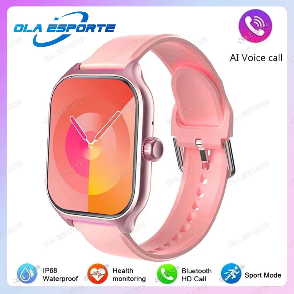 2026 Smart Watch For Android IOS Watches 2.01inch HD Display Bluetooth Call Message Alert Music Sports Smartwatch Men Women Gift