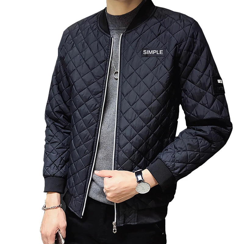 Zipper Men Jackets Autumn Winter Casual Fleece Coats Fashion Male Outwear Slim Fit Parka Plus size 6XL men Bomber Jacket New