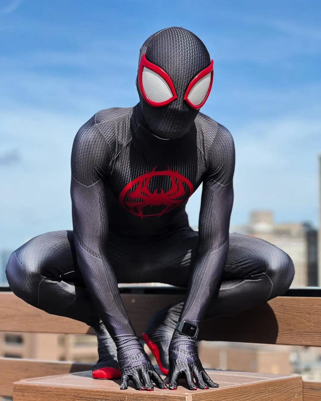 Across the Verse Miles Morales Cosplay Spiderman Spandex Disfraces Para Spidey Boys Bodysuit Zentai Suits Halloween Costume