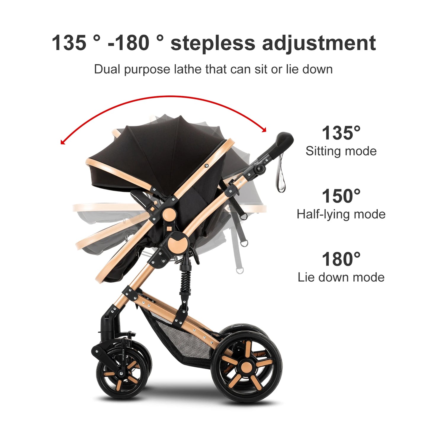 poussette bebe 3 en 1 Baby stroller baby newborn items Baby stroller for newborns Light str oller  for newborn baby Free Shippin