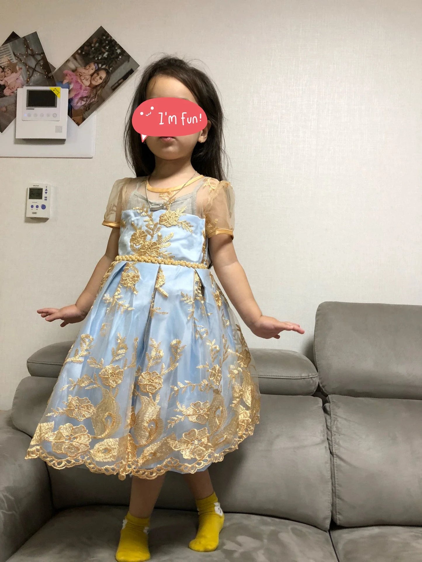 Snow White Princess Flower Dress for Baby Girls Kids Birthday Formal Gala Costumes Baby Girls Christmas Luxury Backless Clothes