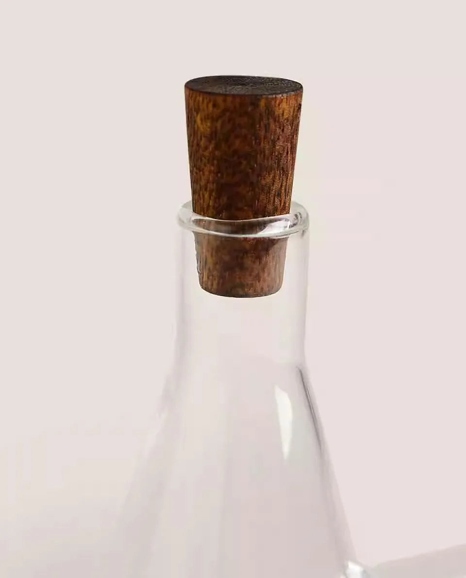 Glass Oil Dispenser Bottle for Kitchen Large Capacity Olive Oil Pourer Leak-proof Soy Spout Cooking Kitchen Storage Container