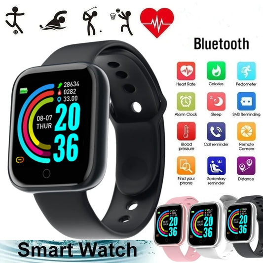 Smartwatch For Men Women Bluetooth Connect Phone Smart Watches Music Control Fitness Sports Bracelet Sleep Monitor Digital Watch