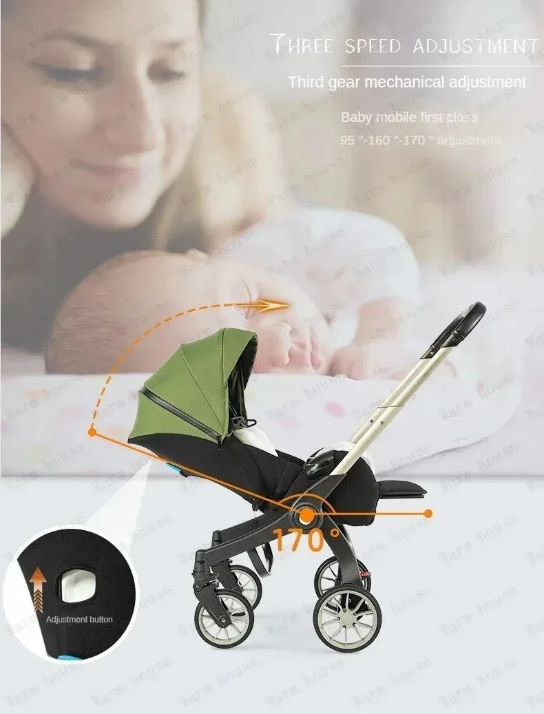 2025 NEW baby stroller 4in1 trolley car seat Multifunctional baby carriage luxury Foldable and portable strollers